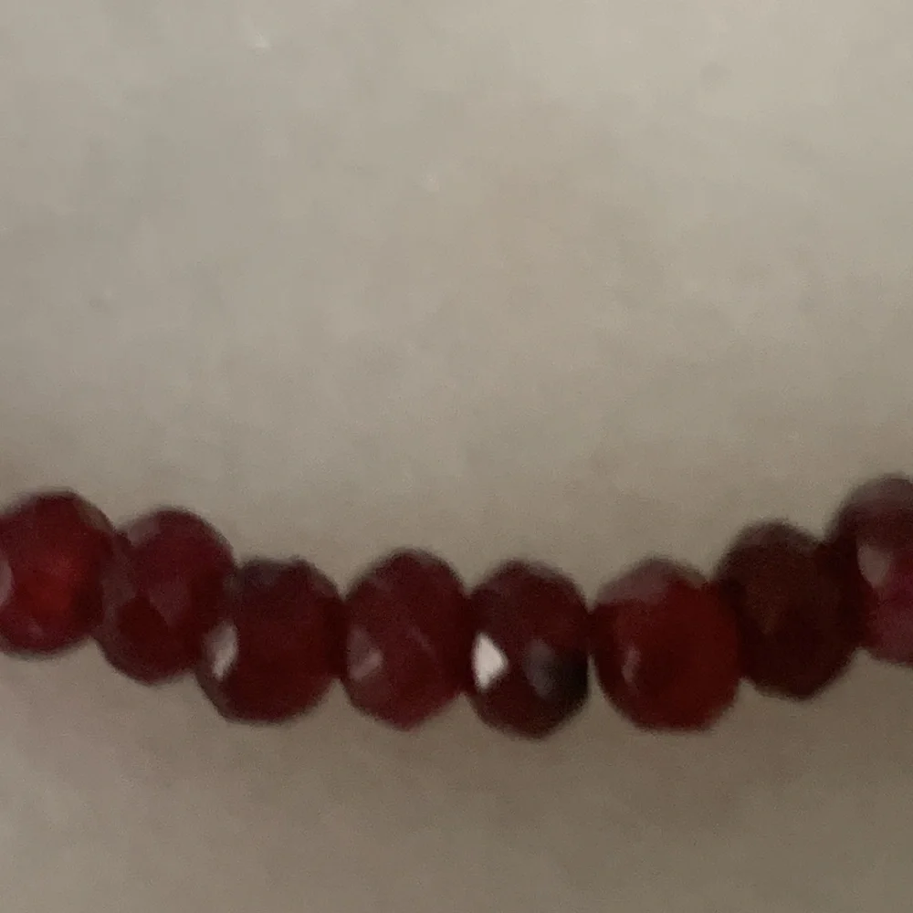 ✨ NEW Real Ruby Tennis Bracelet ✨ Adjustable 7-9” | Sterling Silver Plated